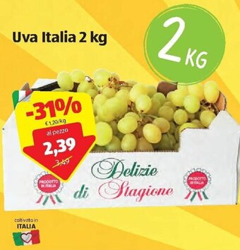 ALDI Uva Italia 2 kg offerta