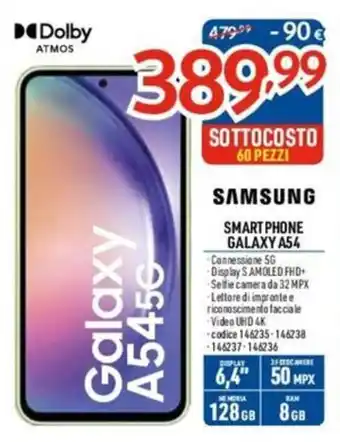 Elettrosintesi SAMSUNG SMARTPHONE GALAXY A54 offerta