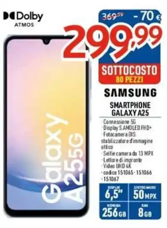 Elettrosintesi SAMSUNG SMARTPHONE GALAXY A25 offerta