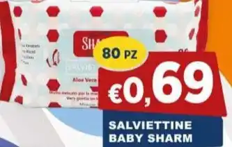 SALVIETTINE BABY SHARM 80 PZ