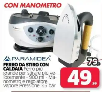Telitaly PARAMIDEA FERRO DA STIRO CON CALDAIA offerta