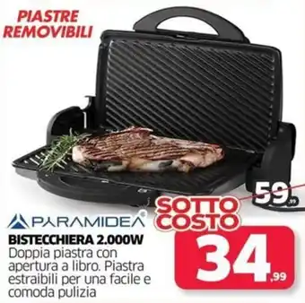 Telitaly PARAMIDEA BISTECCHIERA 2.000W offerta