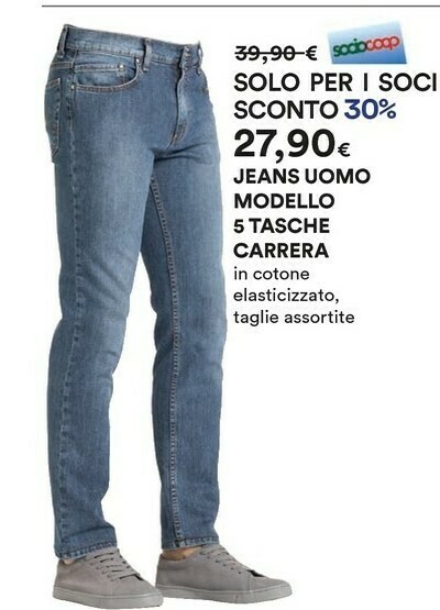 Carrera Pantaloni uomo offerta di Coop