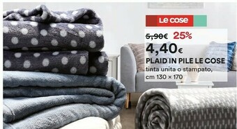 Coop Plaid offerta
