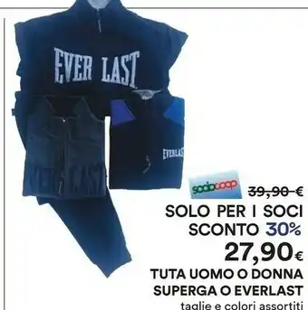 Coop Everlast Tuta uomo offerta
