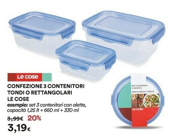 Coop Contenitori per alimenti offerta