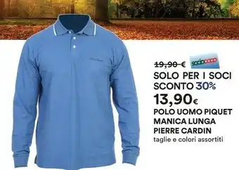 Coop Pierre cardin Polo uomo offerta