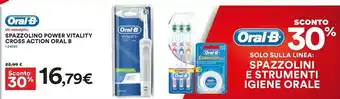 Coop Oral b Oral-B Vitality Spazzolino Elettrico 100 CrossAction offerta