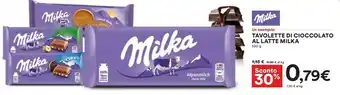 Coop Milka Oreo Cioccolato Al Latte 185 G offerta