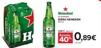 Coop Heineken Birra 660 G(ml) offerta