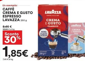 Coop Lavazza Crema E Gusto Classico 250 250 G offerta