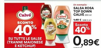 Coop Calvè Salsa offerta