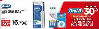 Coop Oral b Oral-B Vitality Spazzolino Elettrico 100 CrossAction offerta