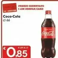 Despar Coca Cola Original Taste 66 Cl offerta