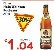 Despar Paulaner Birra Hefe-weinzen offerta