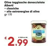 Despar Alberti Olive Tagglasche Denocciolate Classiche / Olio Extravergine Di Oliva offerta