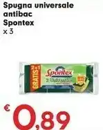Eurospar Spontex Spugna Universale Antibac offerta