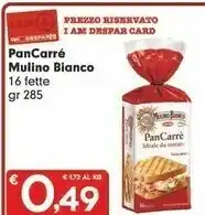 Eurospar Mulino Bianco Pan Carrè Ideale Da Tostare 285 G(ml) offerta