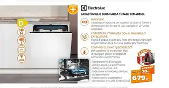 Expert Electrolux Lavastoviglie Scomparsa Totale EEM48330L offerta