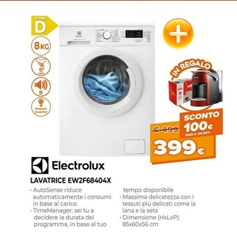 Expert Electrolux Lavatrice EW2F68404X offerta