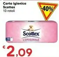 Eurospar Scottex Carta Igienica offerta