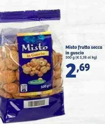 In'S Mercato Misto Frutta Secca In Guscio 500 G offerta