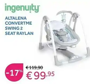 Prenatal Altalena Convertme Swing 2 Seat Raylan offerta
