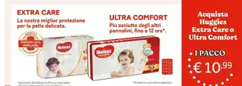 Prenatal Huggies Extra Care offerta