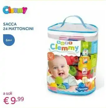 Prenatal Clementoni Clemmy Sacca 24 Mattoncini offerta