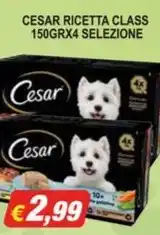 Maury's CESAR RICETTA CLASS 150GRX4 SELEZIONE offerta