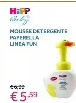 Hipp Baby Mousse Detergente Paperella Linea Fun