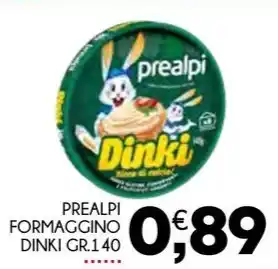 Enne Market PREALPI FORMAGGINO DINKI GR.140 offerta