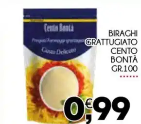 Enne Market BIRAGHI GRATTUGIATO CENTO BONTÀ GR.100 offerta