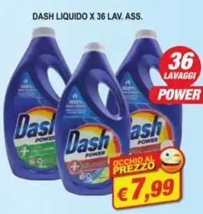 Maury's DASH LIQUIDO X 36 LAV. ASS. offerta