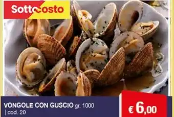 Elite VONGOLE CON GUSCIO gr. 1000 offerta