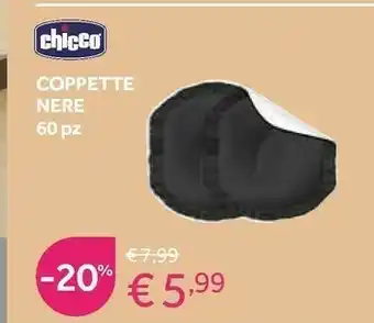 Prenatal Chicco Coppette Nere offerta