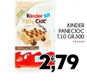 Enne Market KINDER PANECIOC T.10 GR.300 offerta