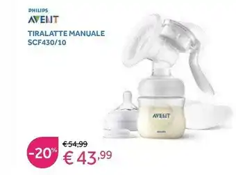 Prenatal Philips Avent Tiralatte Manuale SFC430/10 offerta