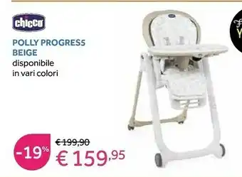 Prenatal Chicco Polly Progress Beige offerta