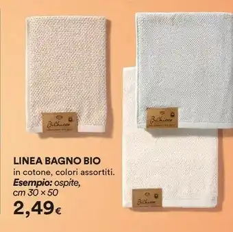 Coop Bagno Bio Asciugamani Ospite 30x50 Cm offerta