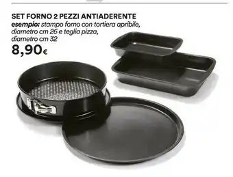 Coop Set Stampo Forno Con Tortiera Apribile 2 Pezzi Antiaderente offerta