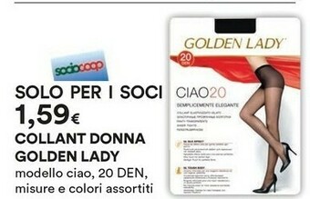 Coop Golden Lady Collant Donna offerta