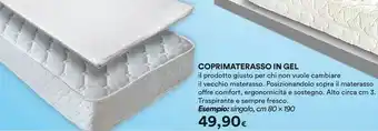 Coop Coprimaterasso In Gel Singolo offerta