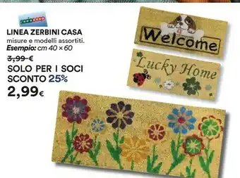 Coop Linea Zerbini Casa offerta