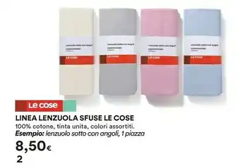 Ipercoop Linea Lenzuola Sfuse Le Cose offerta