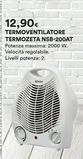Coop Termozeta Termoventilatore NSB-200AT offerta