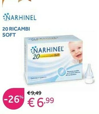 Prenatal Narhinel 20 Ricambi Soft offerta