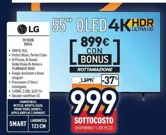 Unieuro LG 55A16 offerta