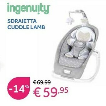 Prenatal Ingenuity Sdraietta Cuddle Lamb offerta