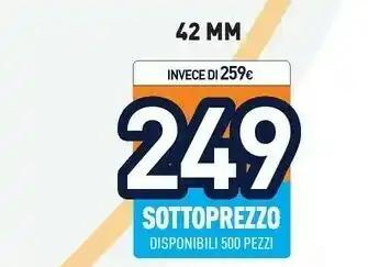 Unieuro Apple Watch Series 3 42 Mm OLED Grigio GPS (satellitare) offerta